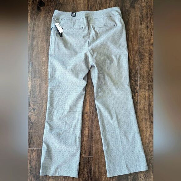 NWT Reitmans 18 Black and White Houndstooth Boot Cut Pull On Stretch aSlacks - Picture 4 of 9